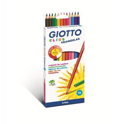 Pochette de 12 crayons de couleur Giotto