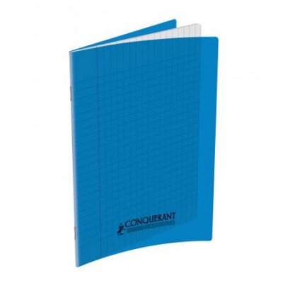 CAHIER 170X220 POLYPRO BLEU 90G 48P SEYES CLASSIQUE