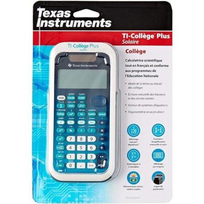 CALCULATRICE COLLEGE TEXAS TI PLUS SOLAIRES