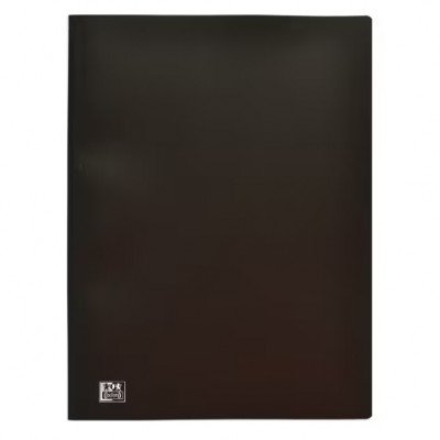 Protège-documents Oxford initial a4 100 pochettes polypro Noir