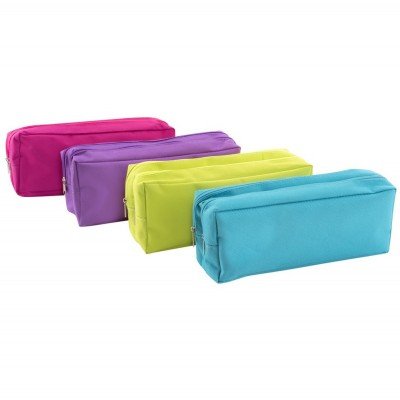 TROUSSE RECTANGULAIRE 2 COMPARTIMENTS COULEURS ASSORTIES